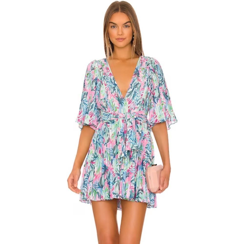 Saylor Byrd Mini Dress in Multi Size Small NWT origanally $242